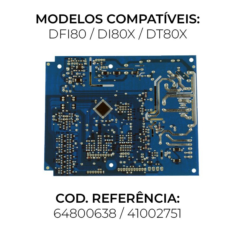 Placa Potencia Refrigerador Electrolux Di80x Dfi80 Bivolt 64800638