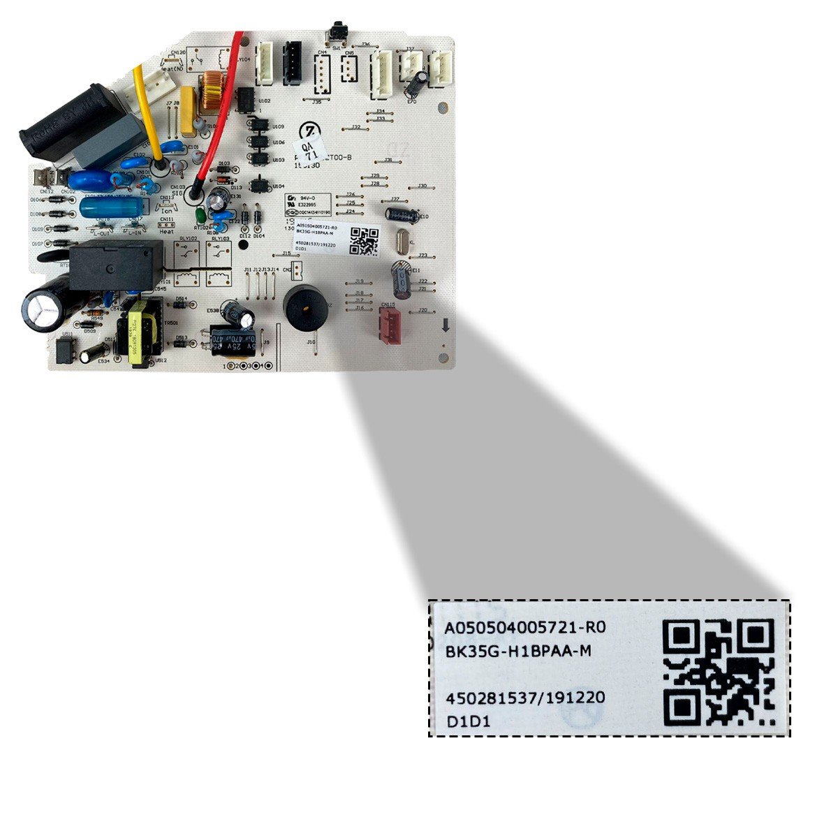 Placa Evaporadora 12.000 Btus Inverter KOHI 12QC 1HX Komeco