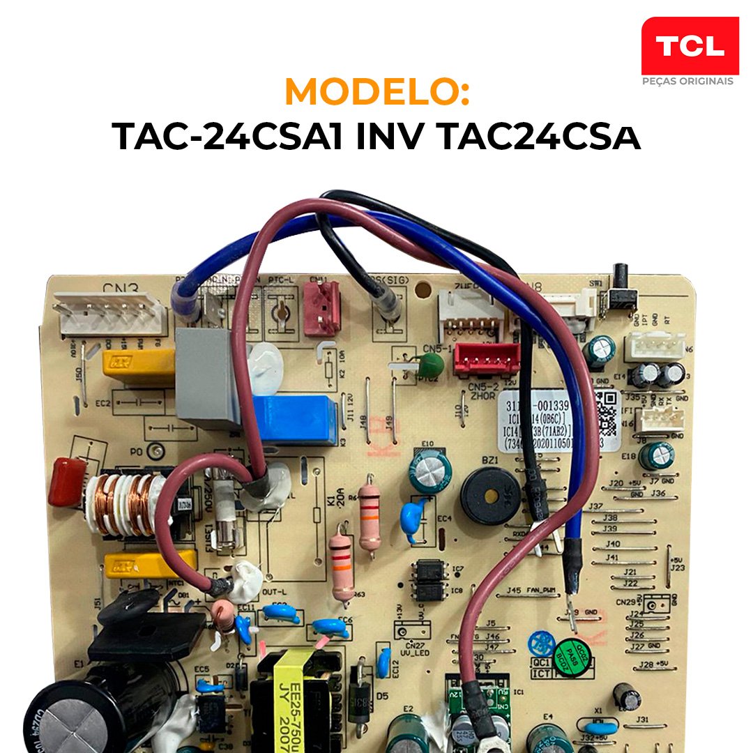 タリスマン Placa Principal Evaporadora 24.000 Btus Inverter TCL Original