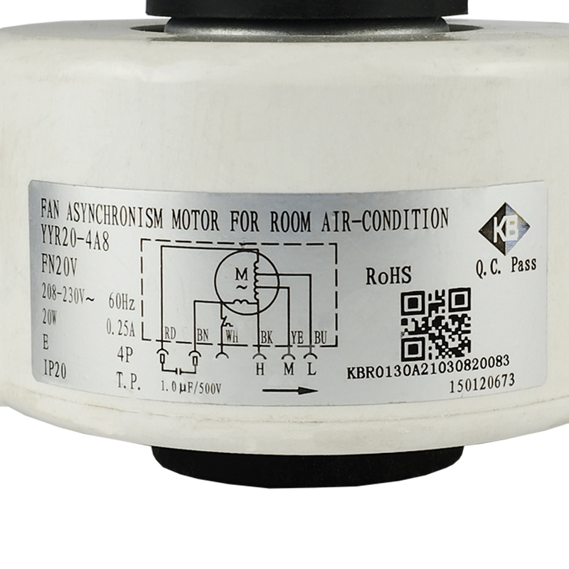 Motor Ventilador Evaporadora YYR20-4A8 Gree P150120673 Original