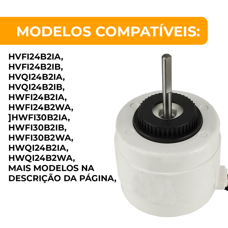 Motor Ventilador YYK50-4D Evaporadora 24.000 e 30.000 Btus Elgin