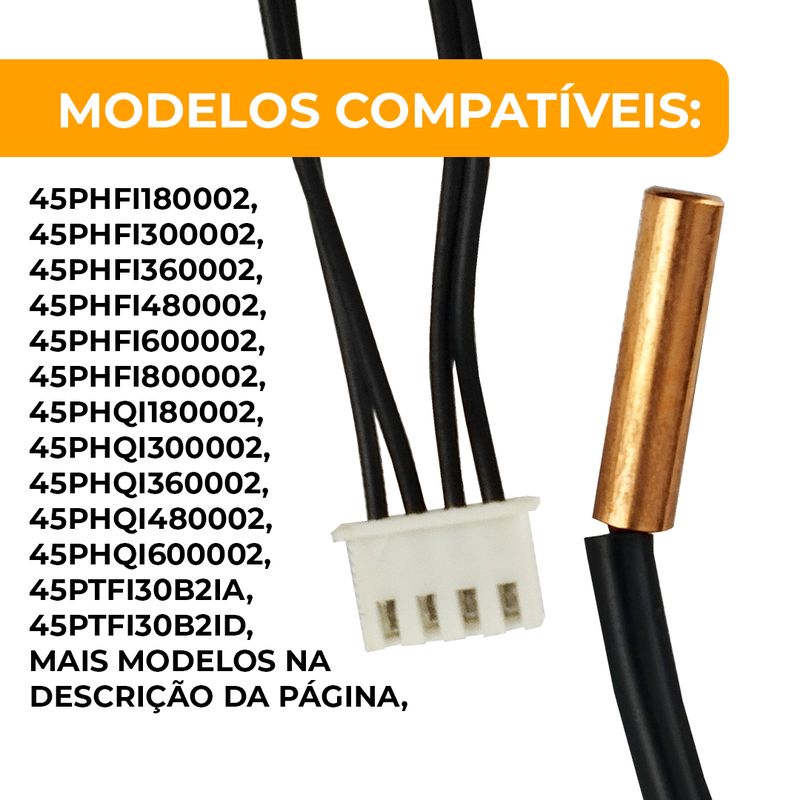 Sensor Duplo de Temperatura e Degelo Elgin Piso Teto e Sensor Duplo de Temperatura e Degelo Elgin Piso Teto e