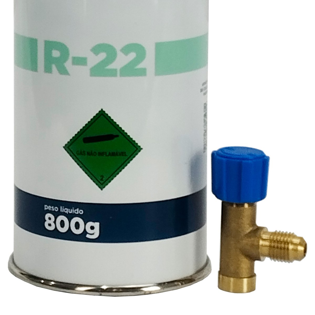 Gás Refrigerante R22 com Válvula Perfuradora