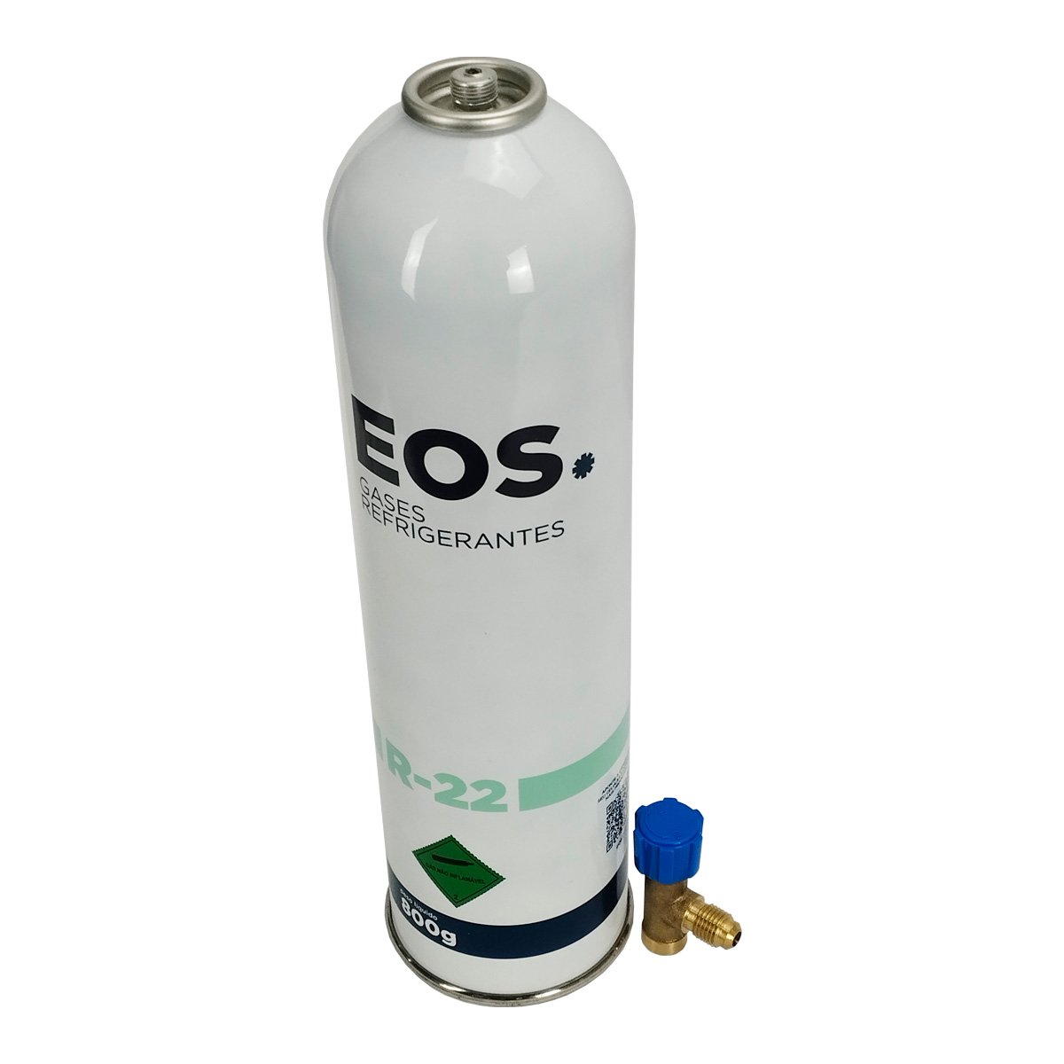 DouglasLaingPremierBarreSelection 空瓶 Gás Refrigerante R22 com Válvula Perfuradora