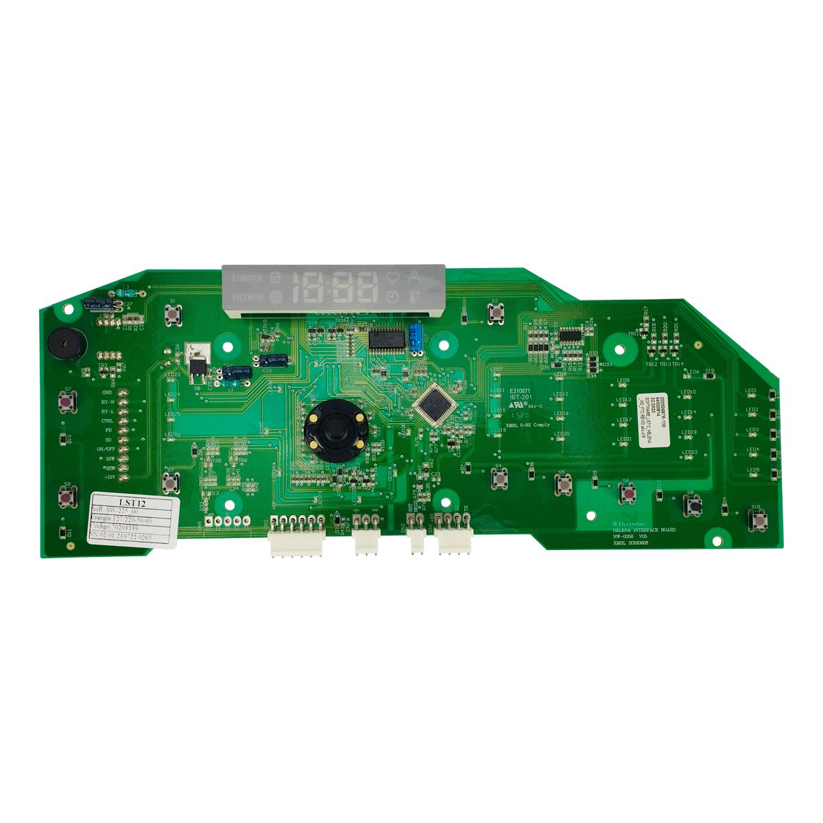 Placa Display Ar Electrolux Eco Ti12f Ti12r Bi09f Bi09r