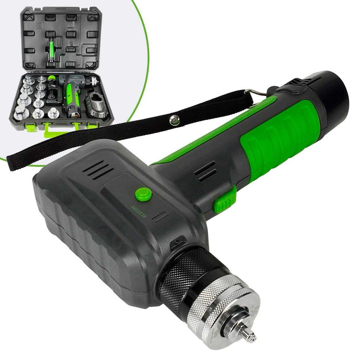 Kit Alargador De Tubos Elétrico 3/8 A 1-1/8