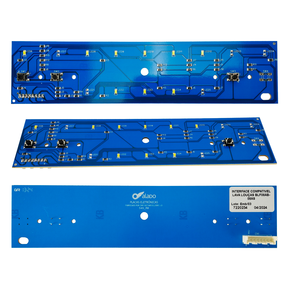 Placa Interface Lava Louças Compact Consul Brastemp W10364740