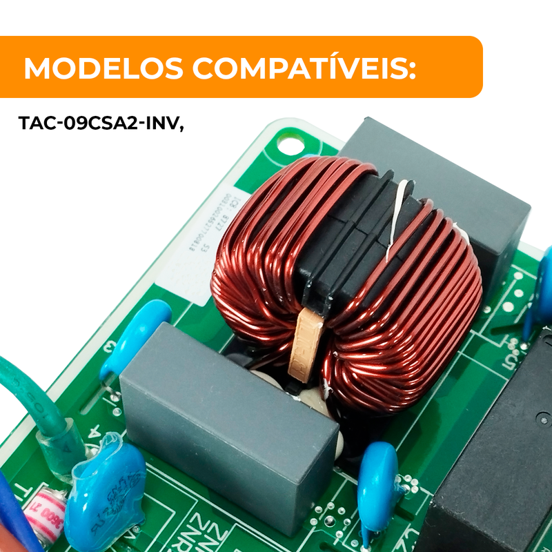 Placa Condensadora TCL 9.000 BTUs Inverter Elite Series A2 - Original