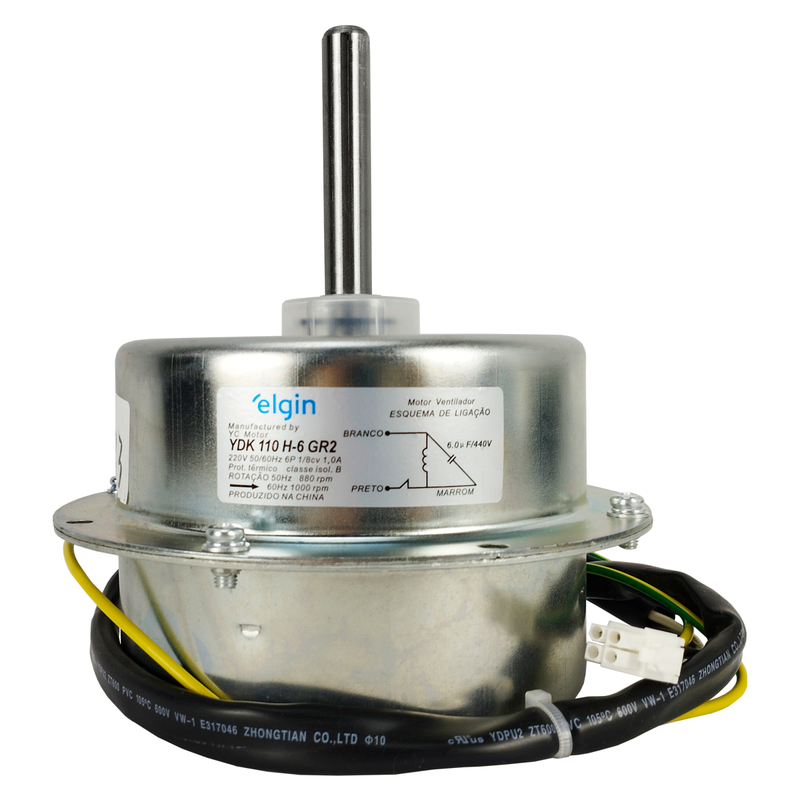 Motor Ventilador Condensadora 36000 A 80000 Btus Ydk110 H-6 Motor Ventilador Condensadora 36000 A 80000 Btus Ydk110 H-6