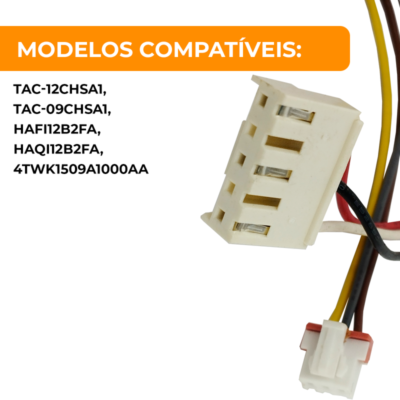 Motor Ventilador YKFG-15-4-135 Evaporadora 9.000 e 12.000 Btus TCL