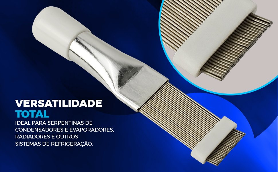 Pente para Aletas de Metal FSH-352 Hiatsu ferramenta para ar condicionado limpeza profunda premium alta precis&atilde;o e efici&ecirc;ncia versatilidade