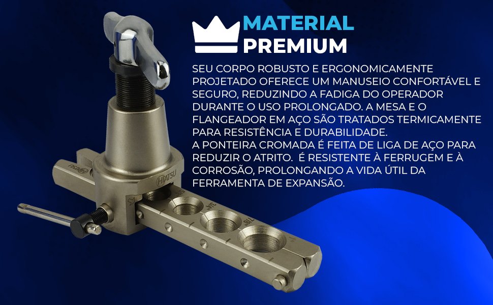 Flangeador Exc&ecirc;ntrico com Limitador 1/2 A 1 FLH-805 hiatsu com maleta escareador rebarbador de tubos como fazer flange dicas de flange