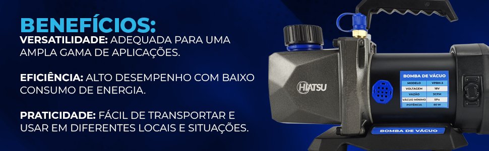 Bomba de V&aacute;cuo 3cfm a bateria Hiatsu Residencial E Automotivo VPBH-3 vacuum pump como ferramentas para ar condicionado bivolt vauum pump 5pa