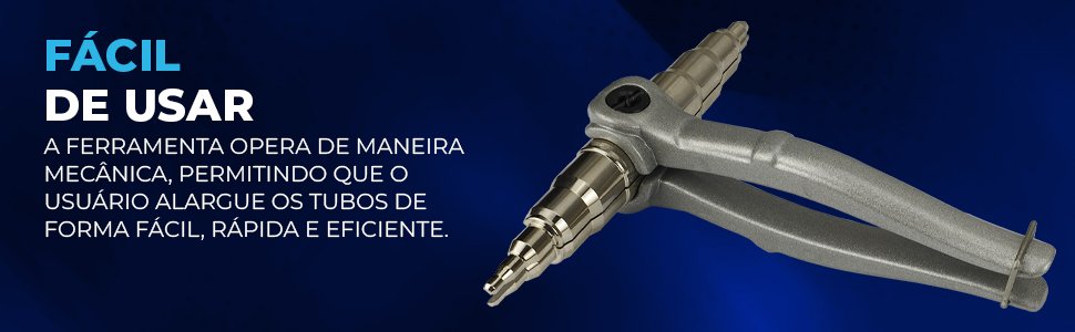 Expansor de Tubos de Cobre e Alumínio 1/4 a 7/8 (6mm a 22mm) HIATSU TE-1478H ferramentas para ar condicionado alargador manual refrigeristas