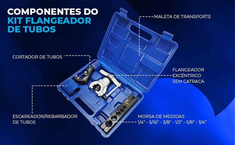 Hiatsu componentes do Flangeador Excêntrico sem Catraca com Limitador de Torque 45º CT-806A-L