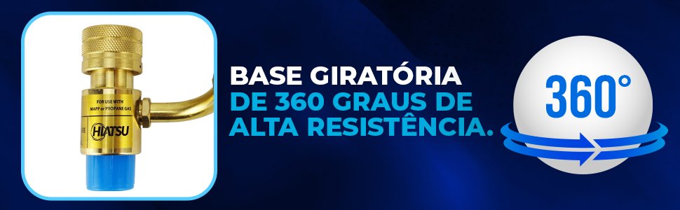 base giratória do Maçarico Portátil Automático Hand Torch HIATSU JH-1ST