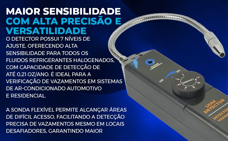 Detector de Vazamento de Gases Halogenados de Ar Condicionado Hiatsu WJL-6000