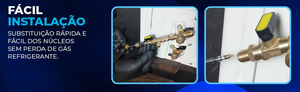 Extrator de N&uacute;cleos V&aacute;lvula Schrader Hiatsu HSV-3 para Ar-Condicionado e Refrigera&ccedil;&atilde;o