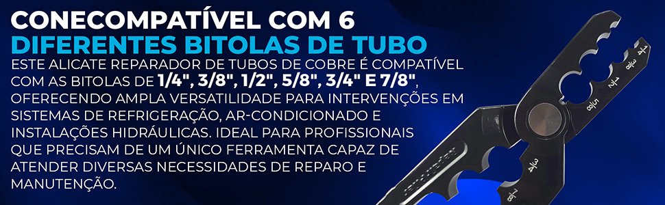 compativel com 6 bitolas