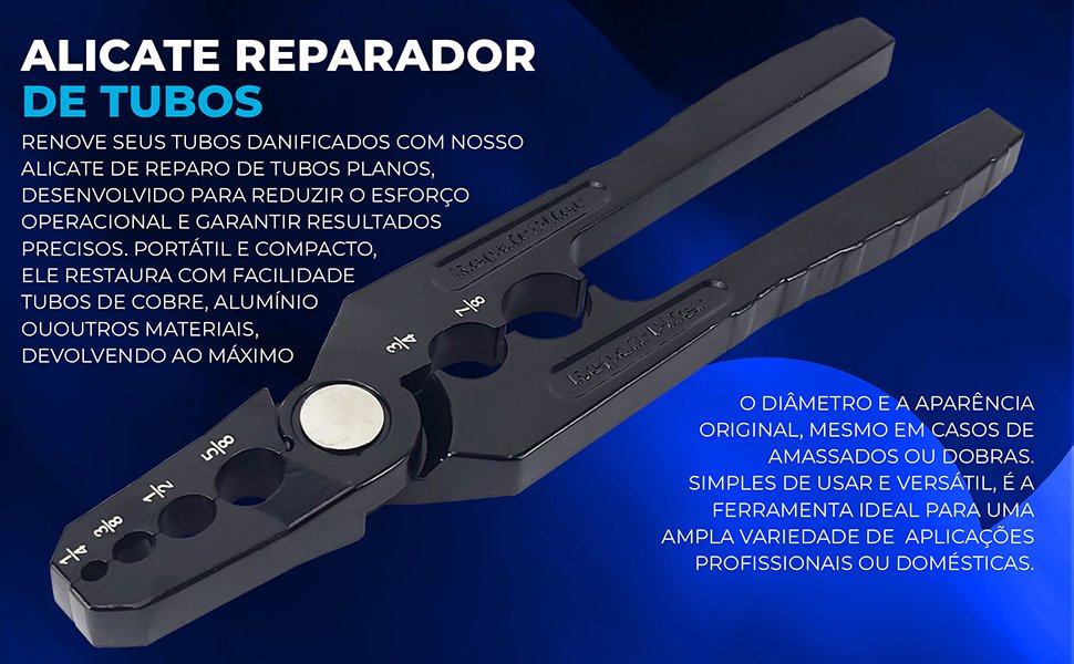 Alicate reparador de tubos