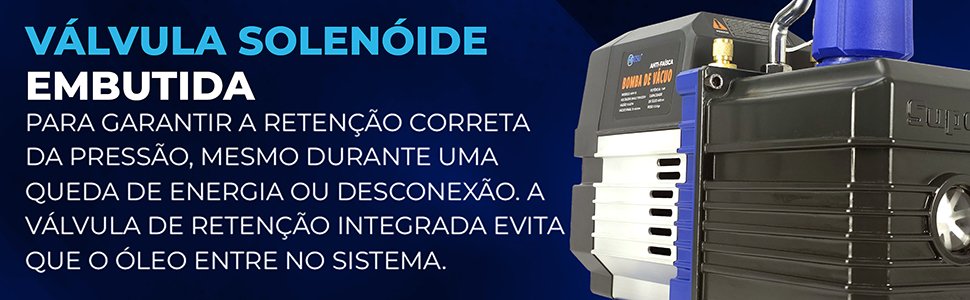 Bomba de v&aacute;cuo inteligente 10,5 cfm Duplo Est&aacute;gio Bivolt 110v 220v vacu&ocirc;metro digital v&aacute;lvula solenoide integrado Hiatsu Pa mBar Micron 5134